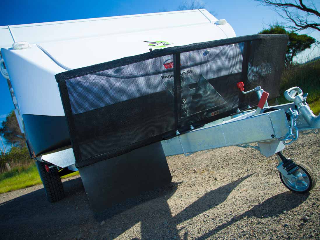 D-Flector Boat Stone Guard - In Action