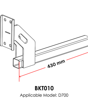 Extension Adjustment Mounting Bracket
