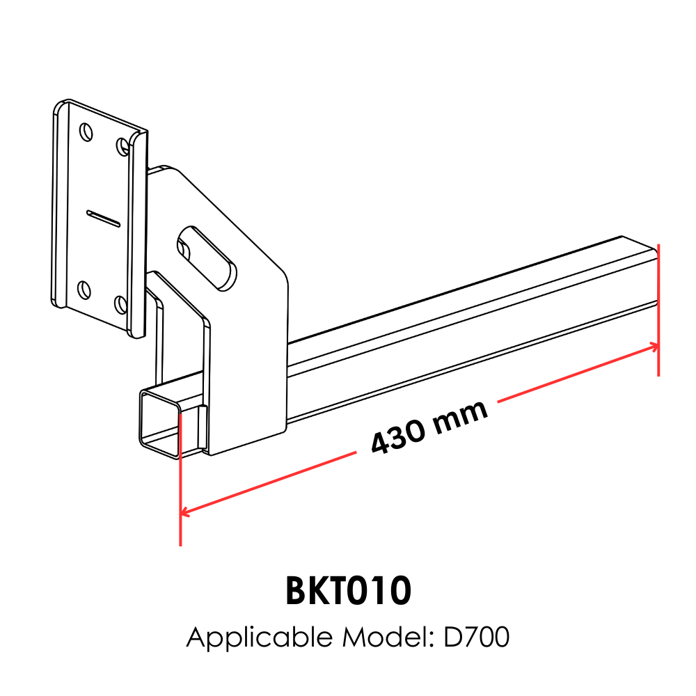 Extension Adjustment Mounting Bracket