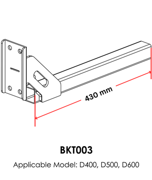 Extension Adjustment Mounting Bracket
