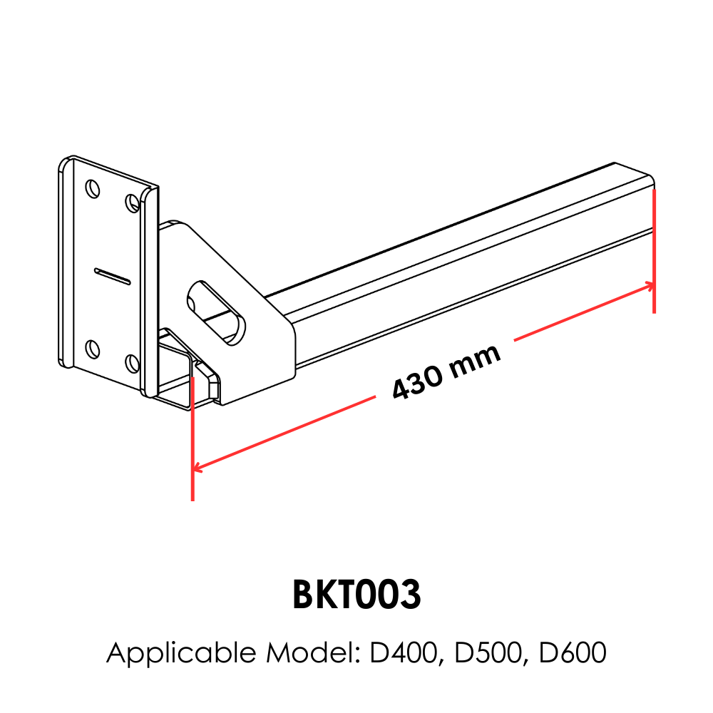 Extension Adjustment Mounting Bracket