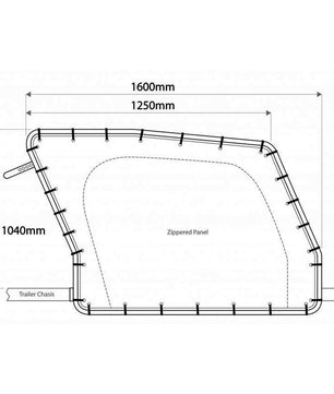 D-Flector Boat Stone Guard Dimensions