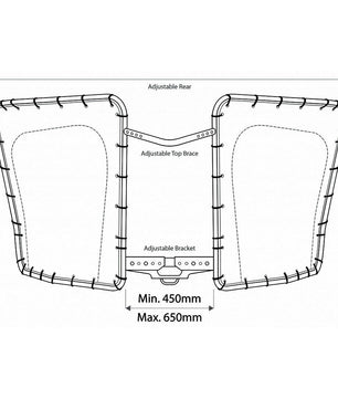 D-Flector Boat Stone Guard Dimensions 1