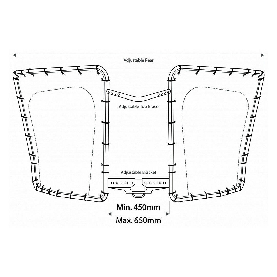 D-Flector Boat Stone Guard Dimensions 1