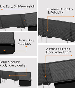 D-Flector Caravan Standard Stone Guard Features