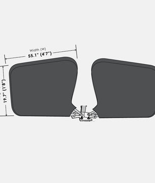 DSG046 Jet Ski Stone Guard Dimensions