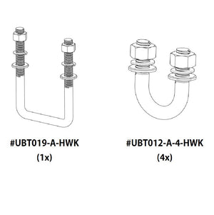 Jetski Stone Guard Kit - 1x UBT019 & 4x UBT012