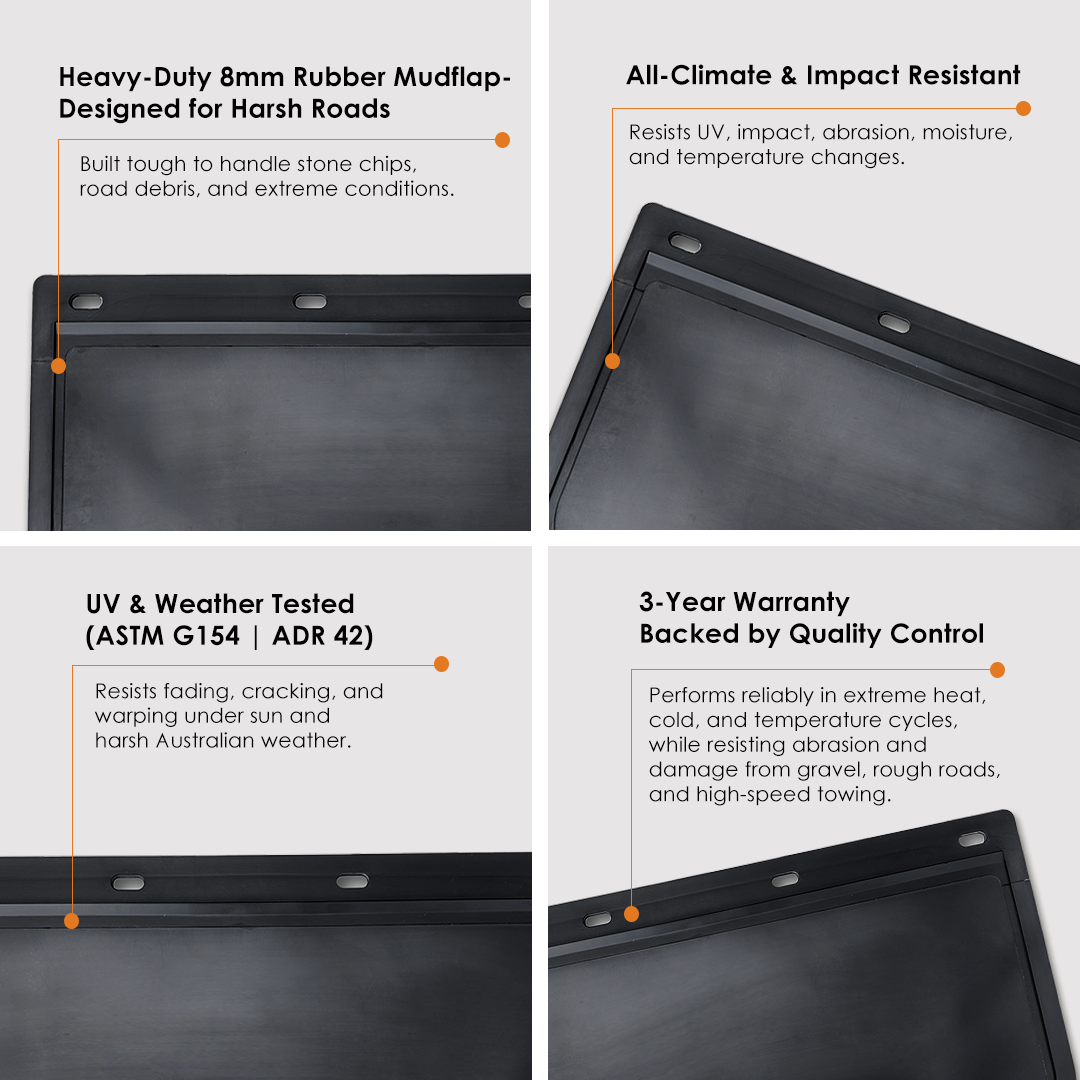 Heavy Duty Mudflap Lotus Caravan |24" x 13"